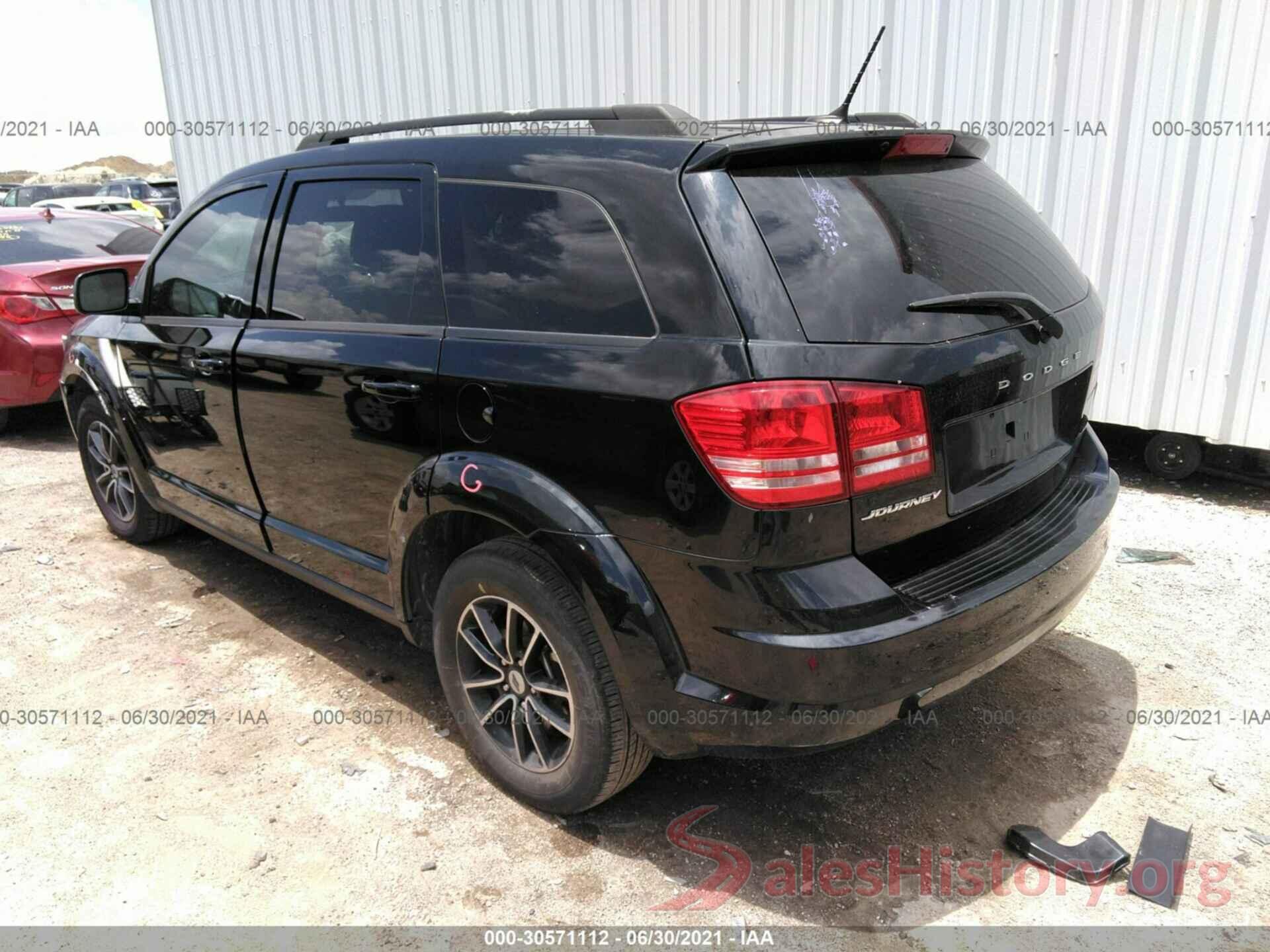 3C4PDCAB1JT309503 2018 DODGE JOURNEY