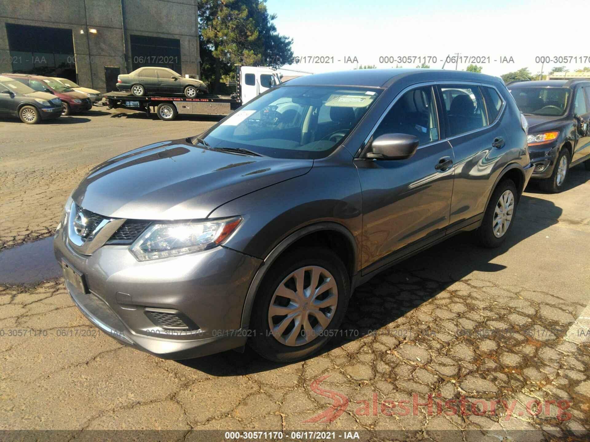 KNMAT2MT3GP662863 2016 NISSAN ROGUE