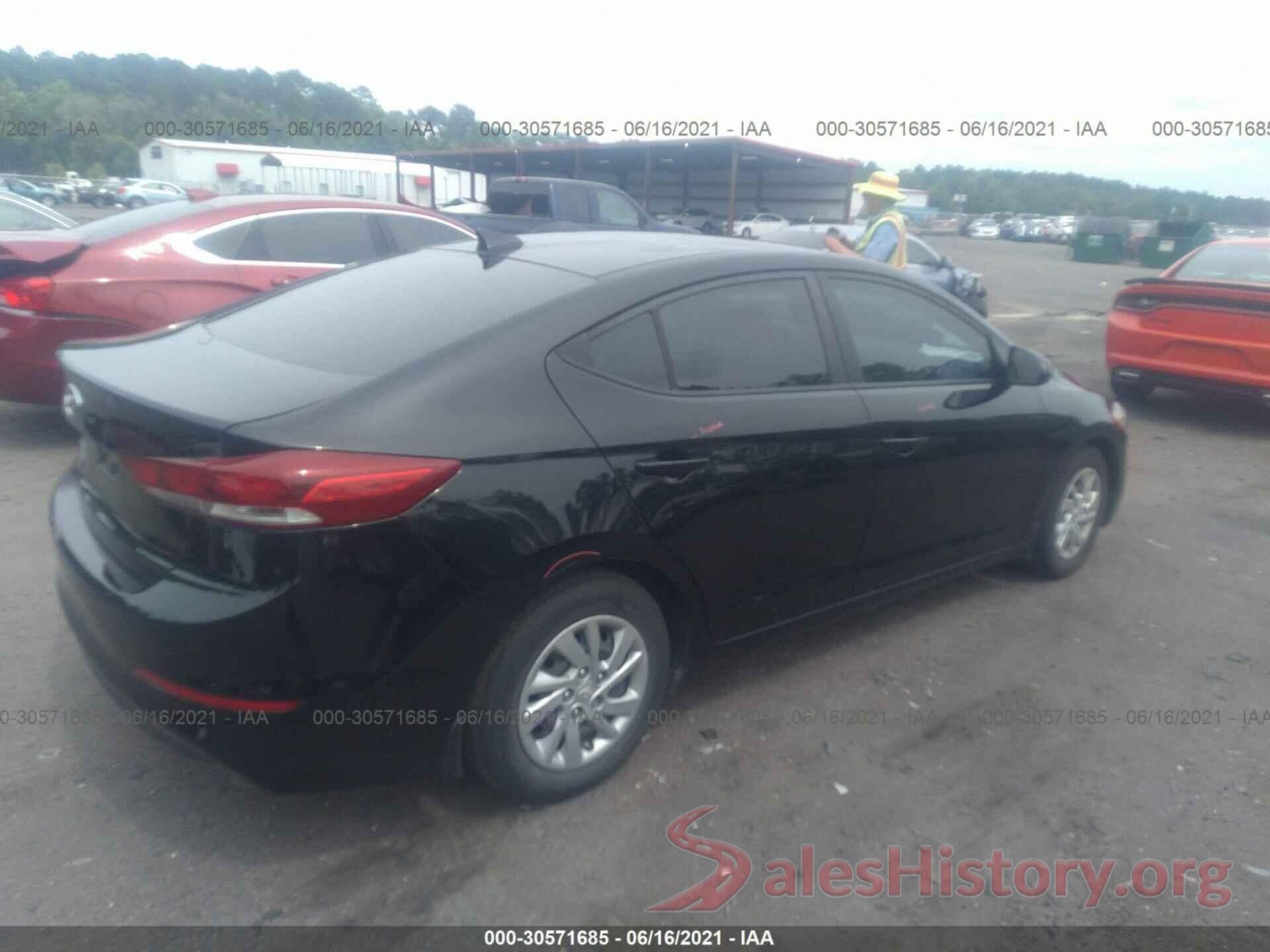 KMHD74LF5HU156054 2017 HYUNDAI ELANTRA