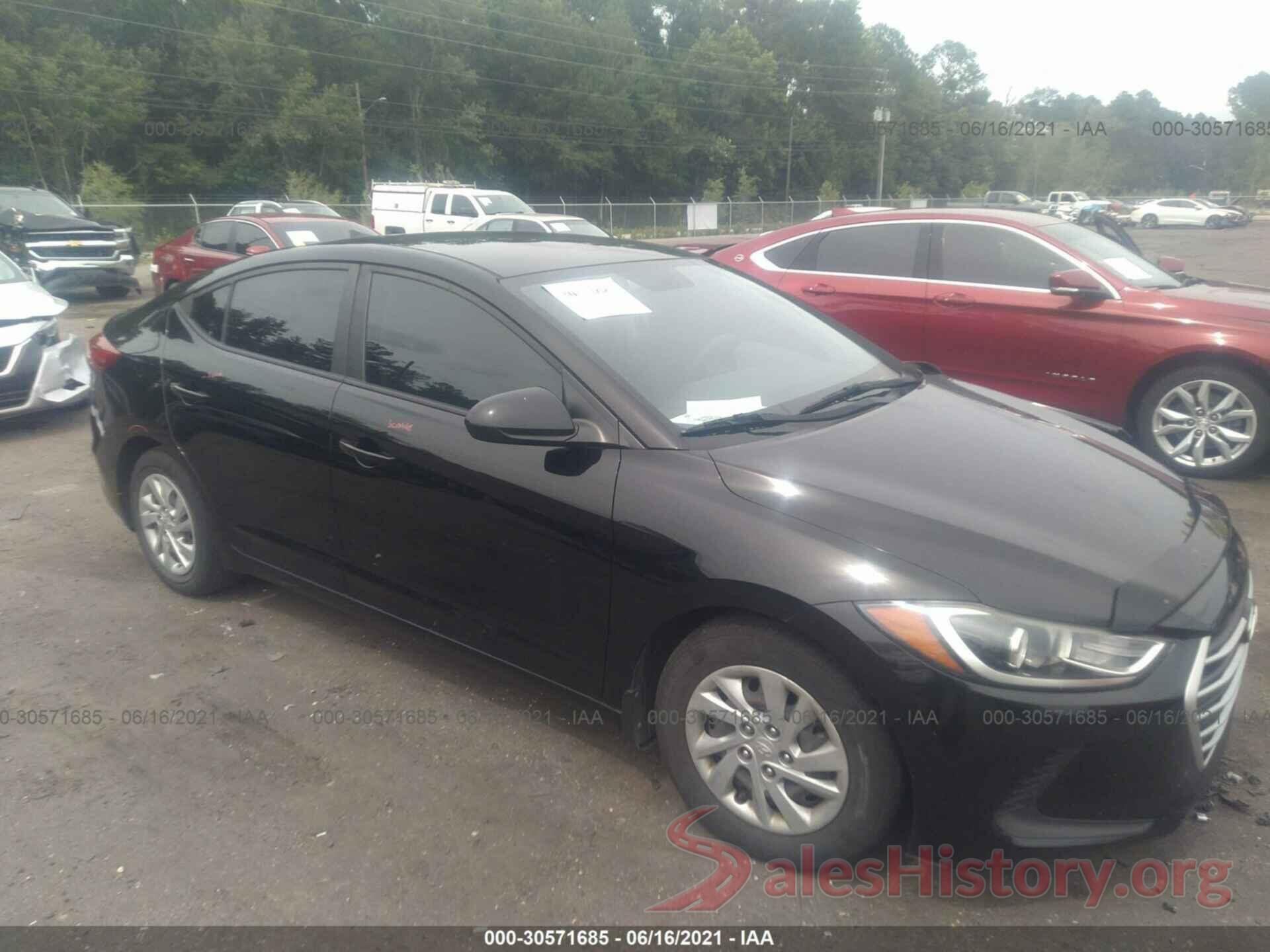 KMHD74LF5HU156054 2017 HYUNDAI ELANTRA