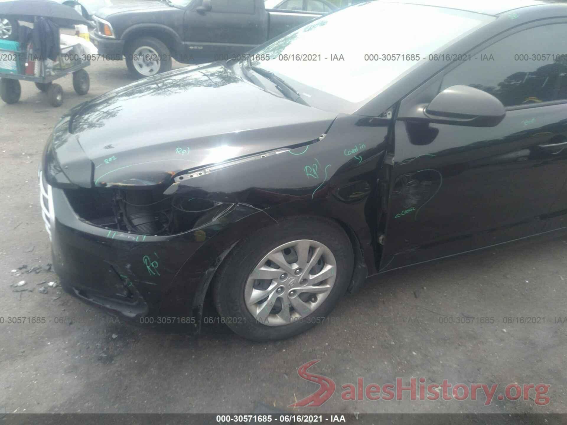 KMHD74LF5HU156054 2017 HYUNDAI ELANTRA