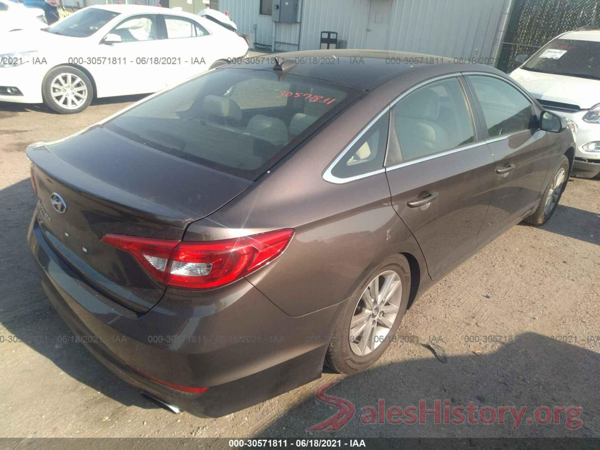 5NPE24AF4GH348634 2016 HYUNDAI SONATA