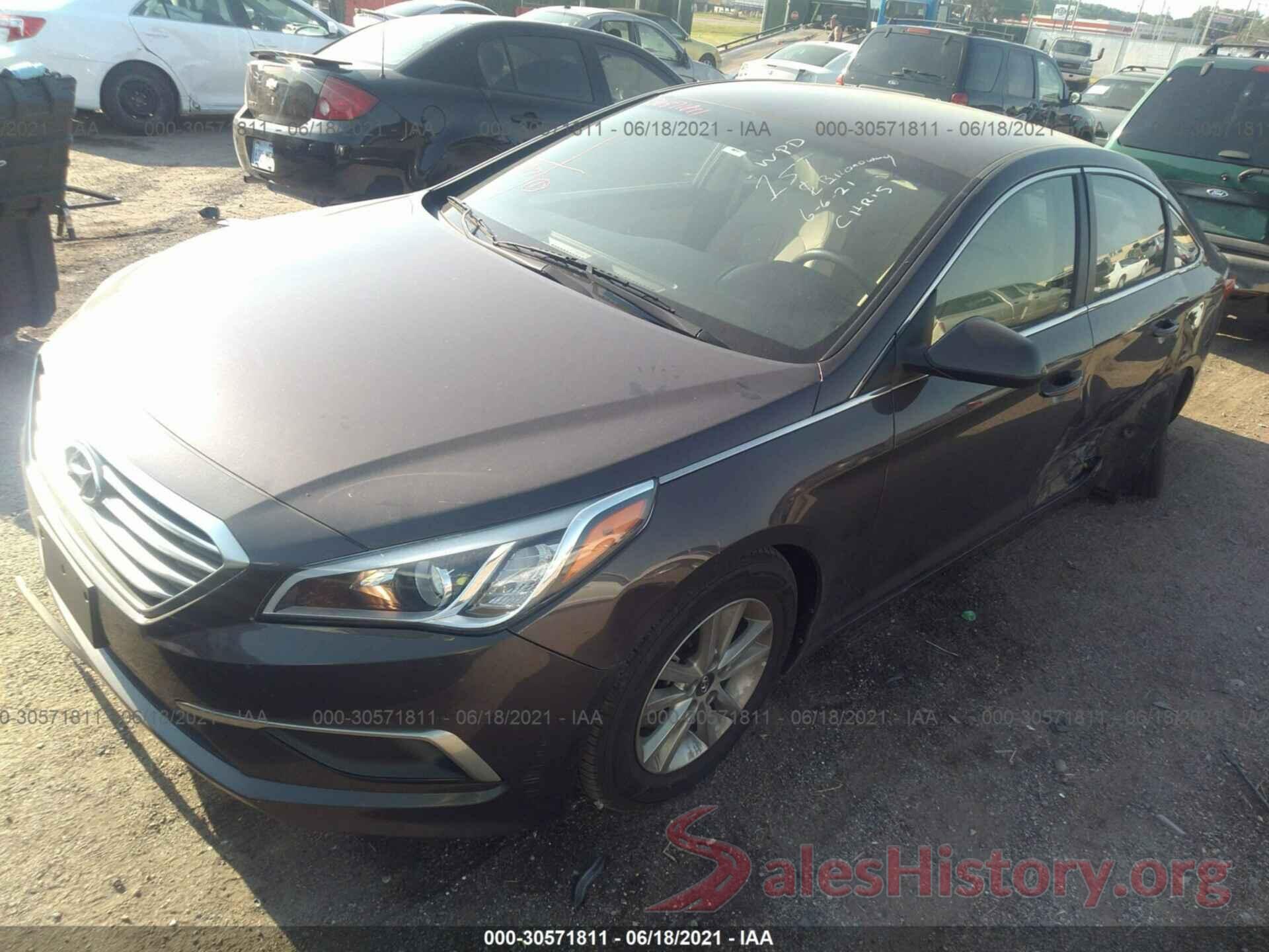 5NPE24AF4GH348634 2016 HYUNDAI SONATA