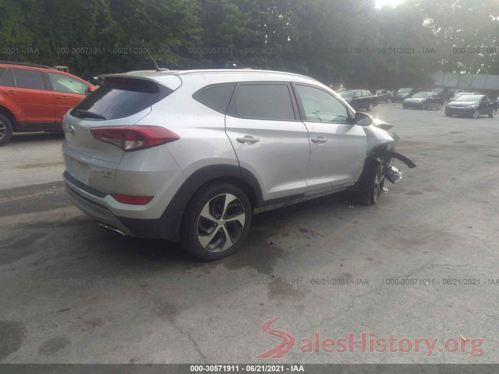 KM8J3CA29HU593189 2017 HYUNDAI TUCSON