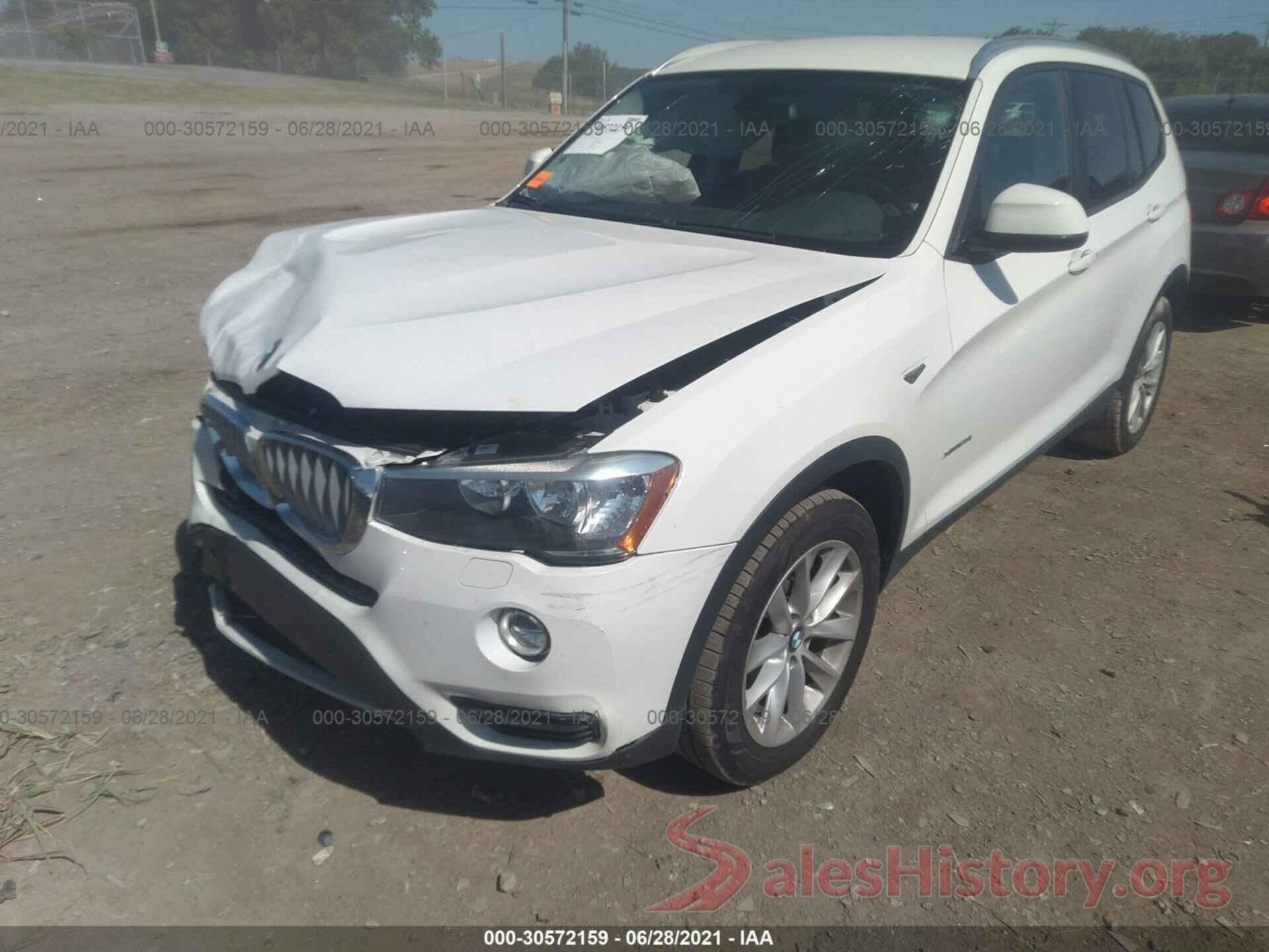 5UXWX9C55G0D78554 2016 BMW X3