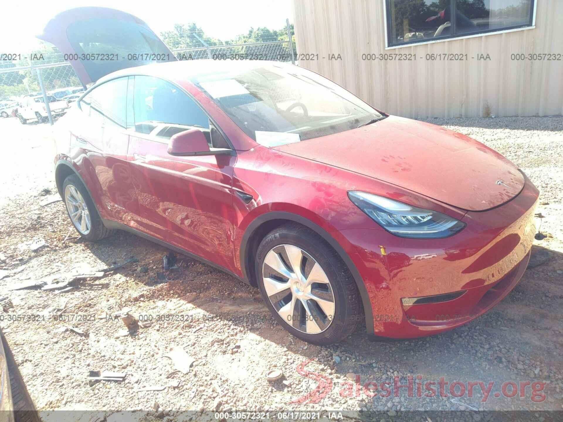 5YJYGDEE5MF124850 2021 TESLA MODEL Y