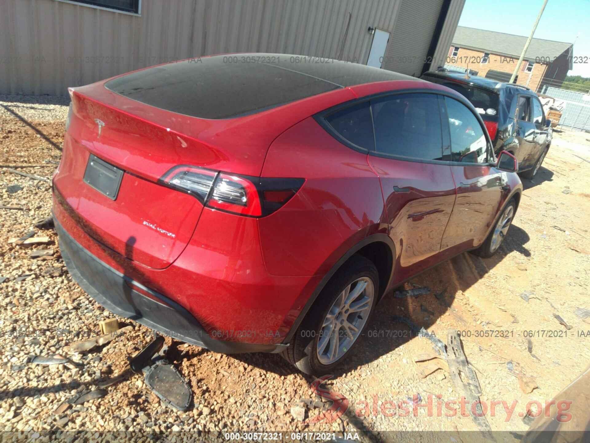 5YJYGDEE5MF124850 2021 TESLA MODEL Y