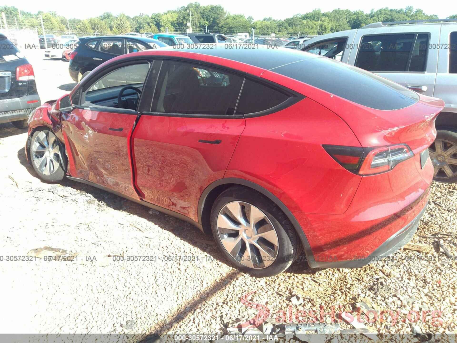 5YJYGDEE5MF124850 2021 TESLA MODEL Y