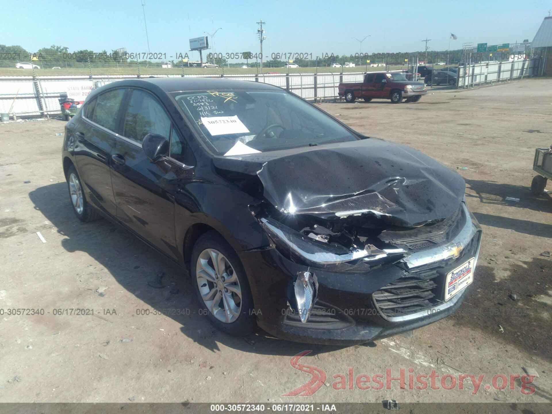 3G1BE6SM5KS542583 2019 CHEVROLET CRUZE