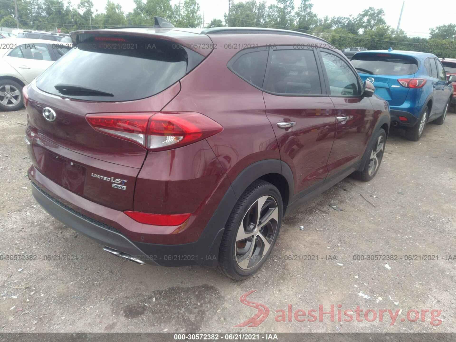 KM8J3CA23GU042111 2016 HYUNDAI TUCSON