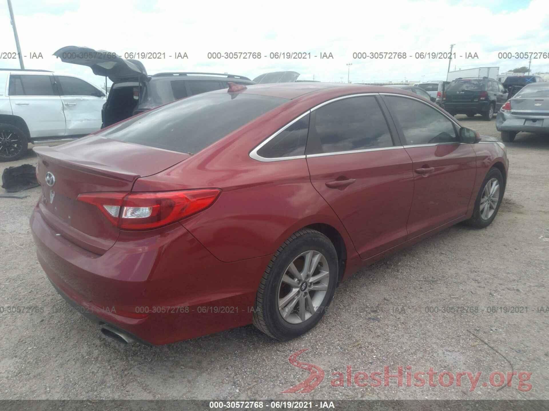 5NPE24AF9GH366109 2016 HYUNDAI SONATA