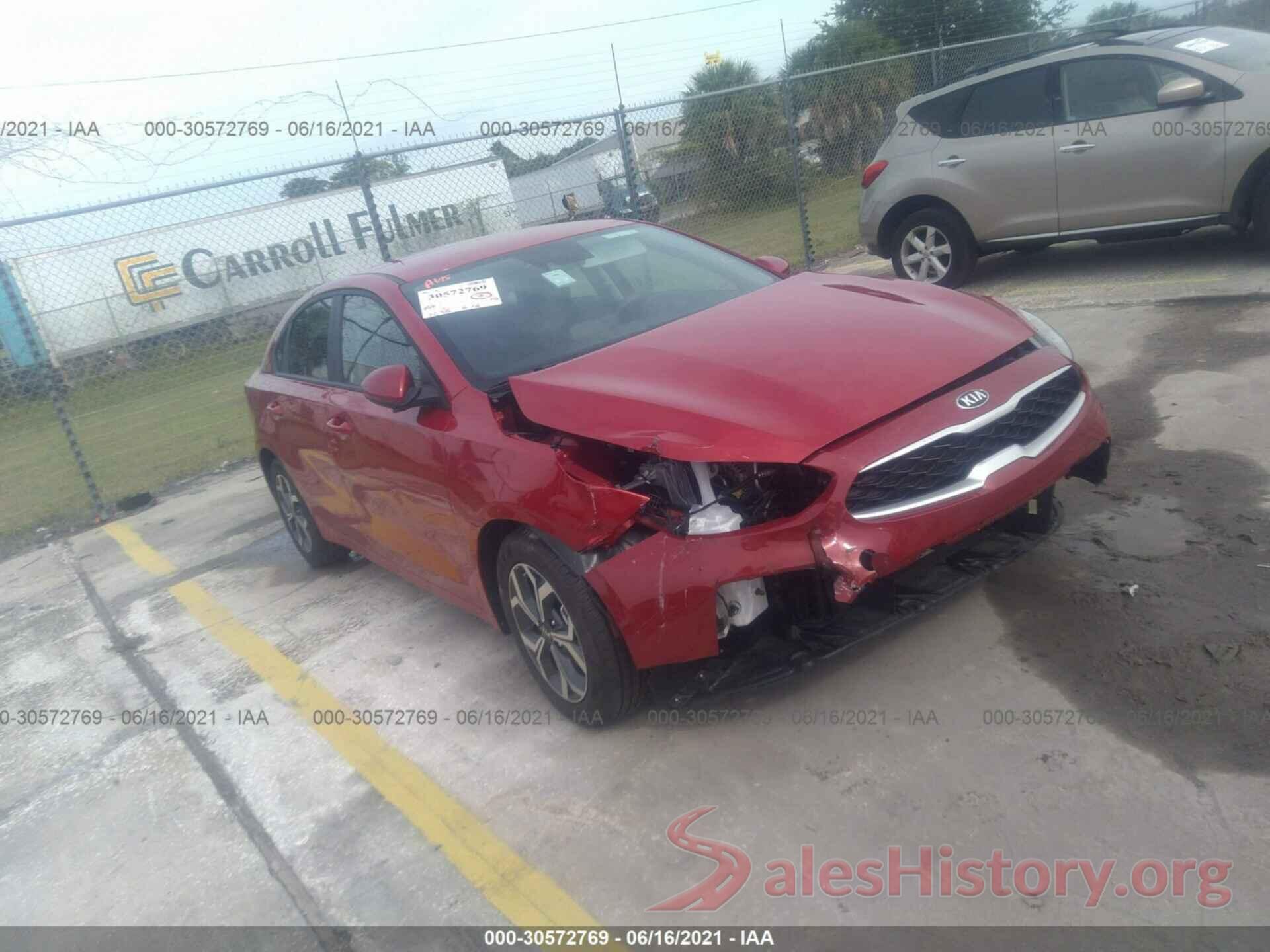 3KPF24ADXME312823 2021 KIA FORTE