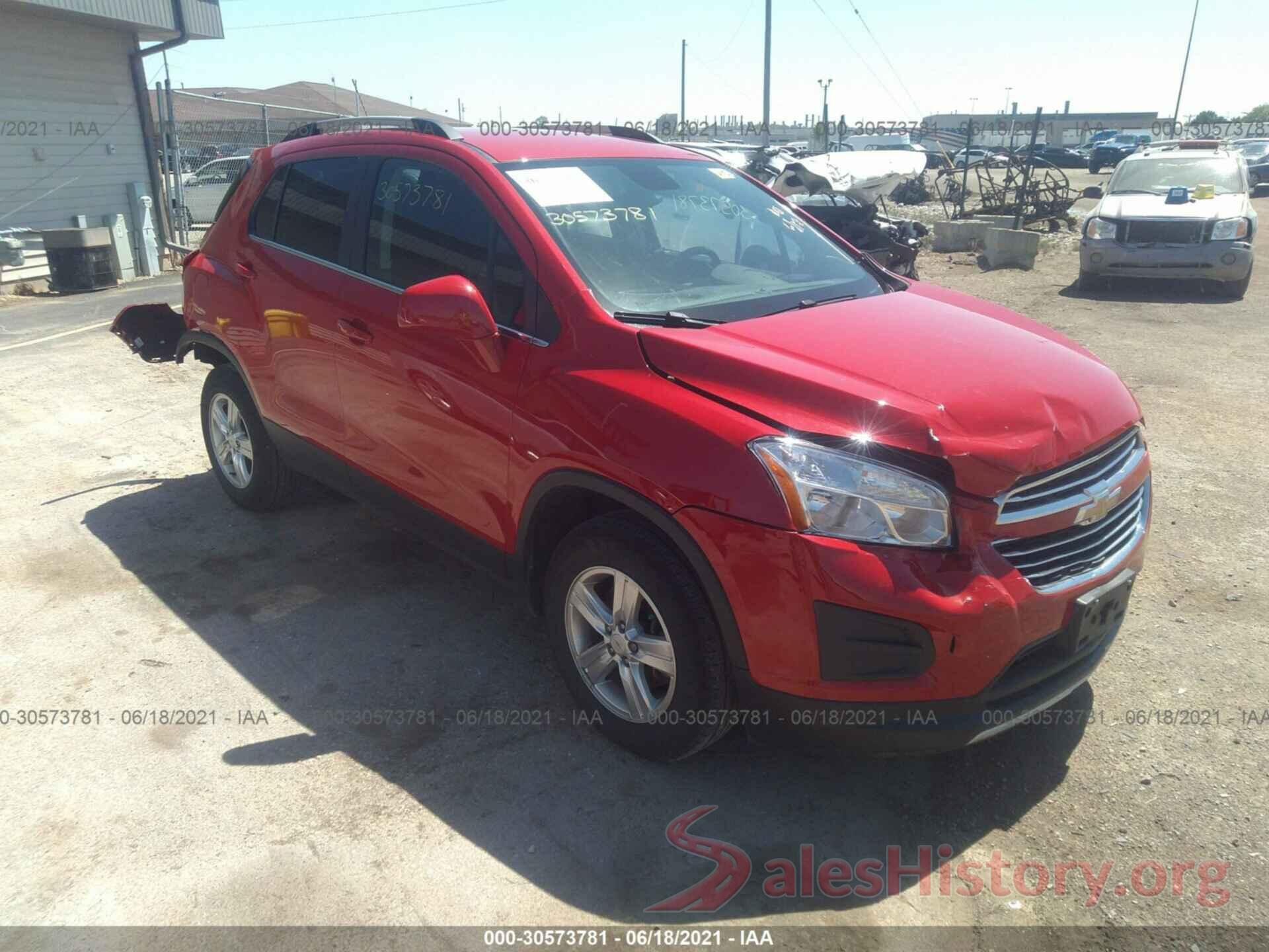 KL7CJPSB7GB756051 2016 CHEVROLET TRAX