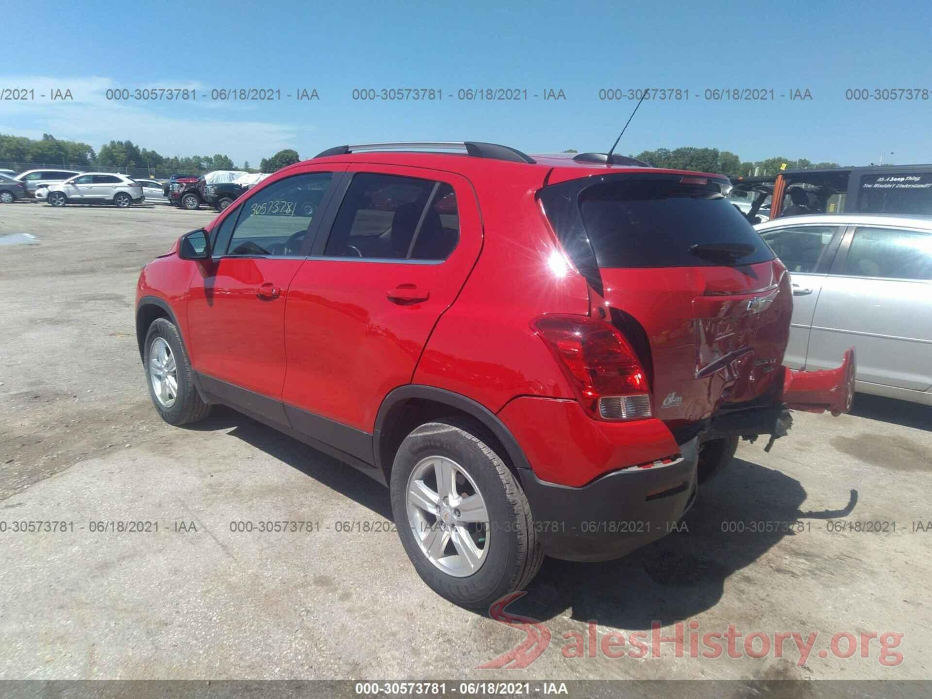 KL7CJPSB7GB756051 2016 CHEVROLET TRAX