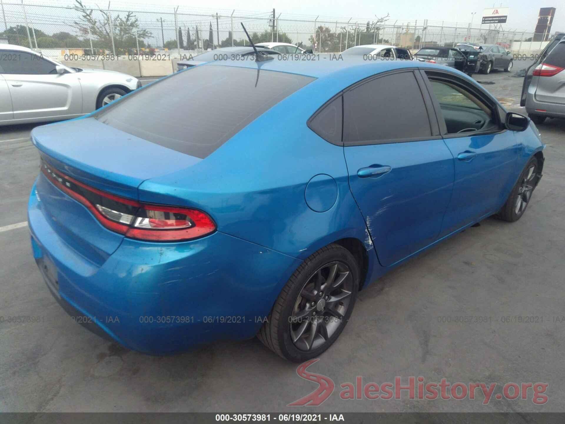 1C3CDFAA0GD533470 2016 DODGE DART