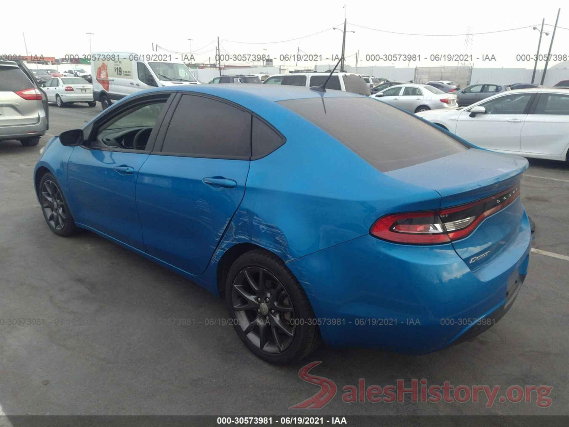 1C3CDFAA0GD533470 2016 DODGE DART