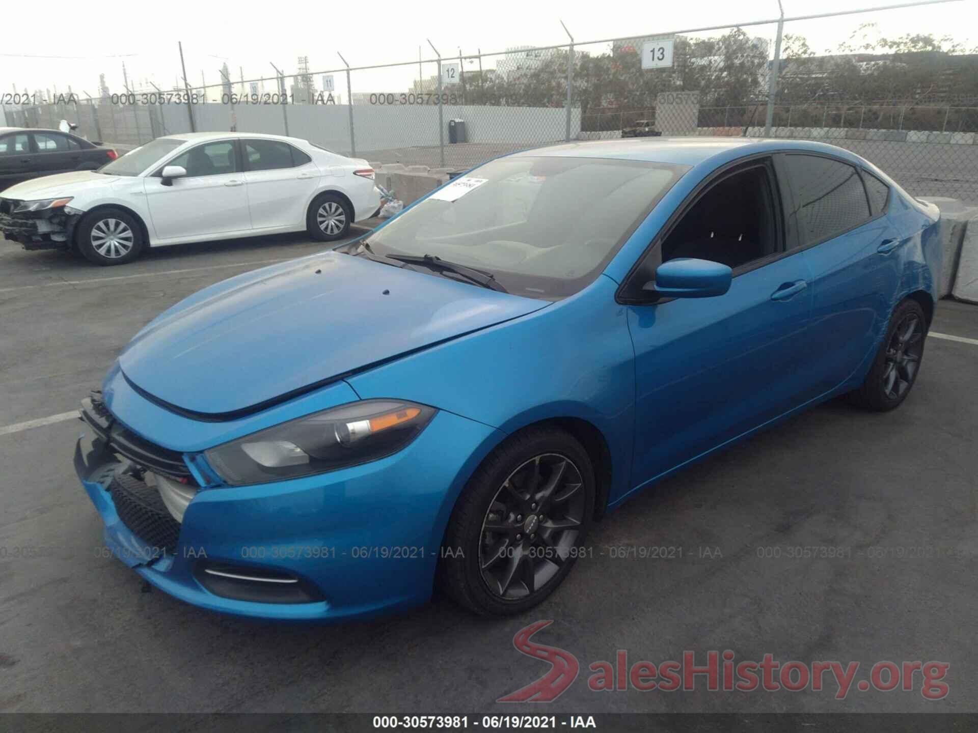 1C3CDFAA0GD533470 2016 DODGE DART