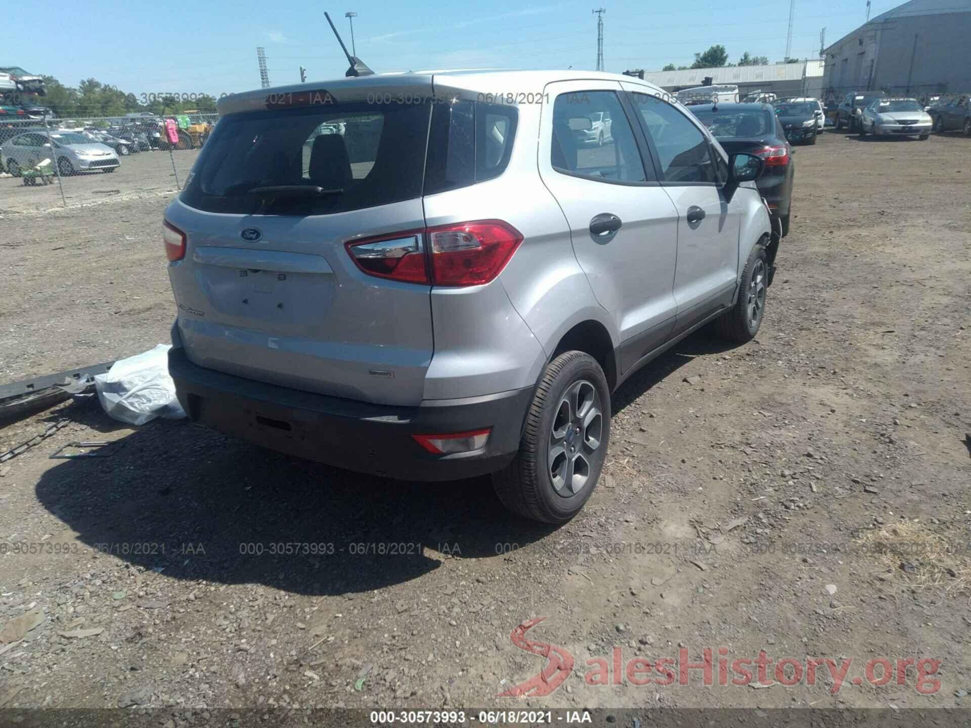 MAJ3S2FE5LC331848 2020 FORD ECOSPORT