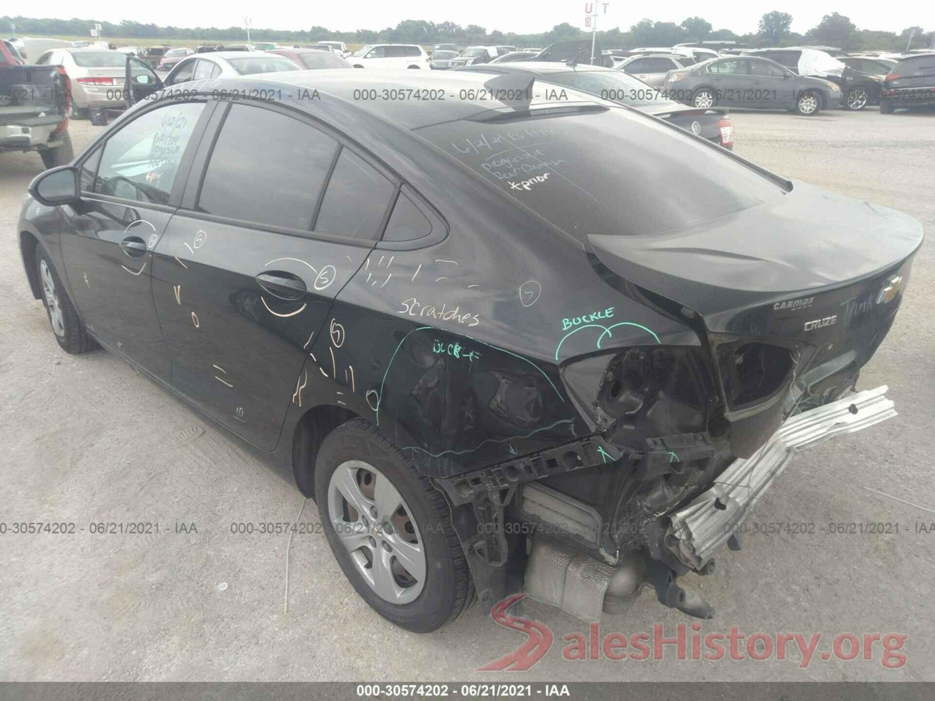 1G1BC5SM3G7276048 2016 CHEVROLET CRUZE