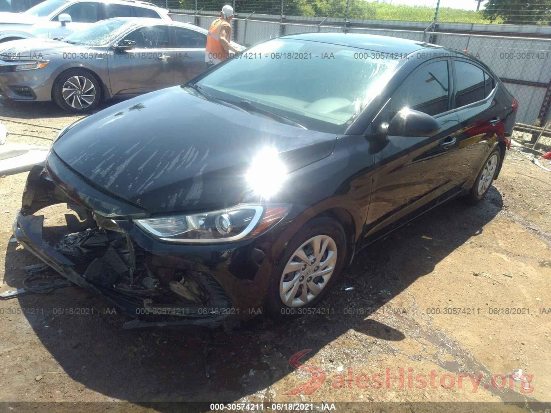 KMHD74LF3HU402034 2017 HYUNDAI ELANTRA