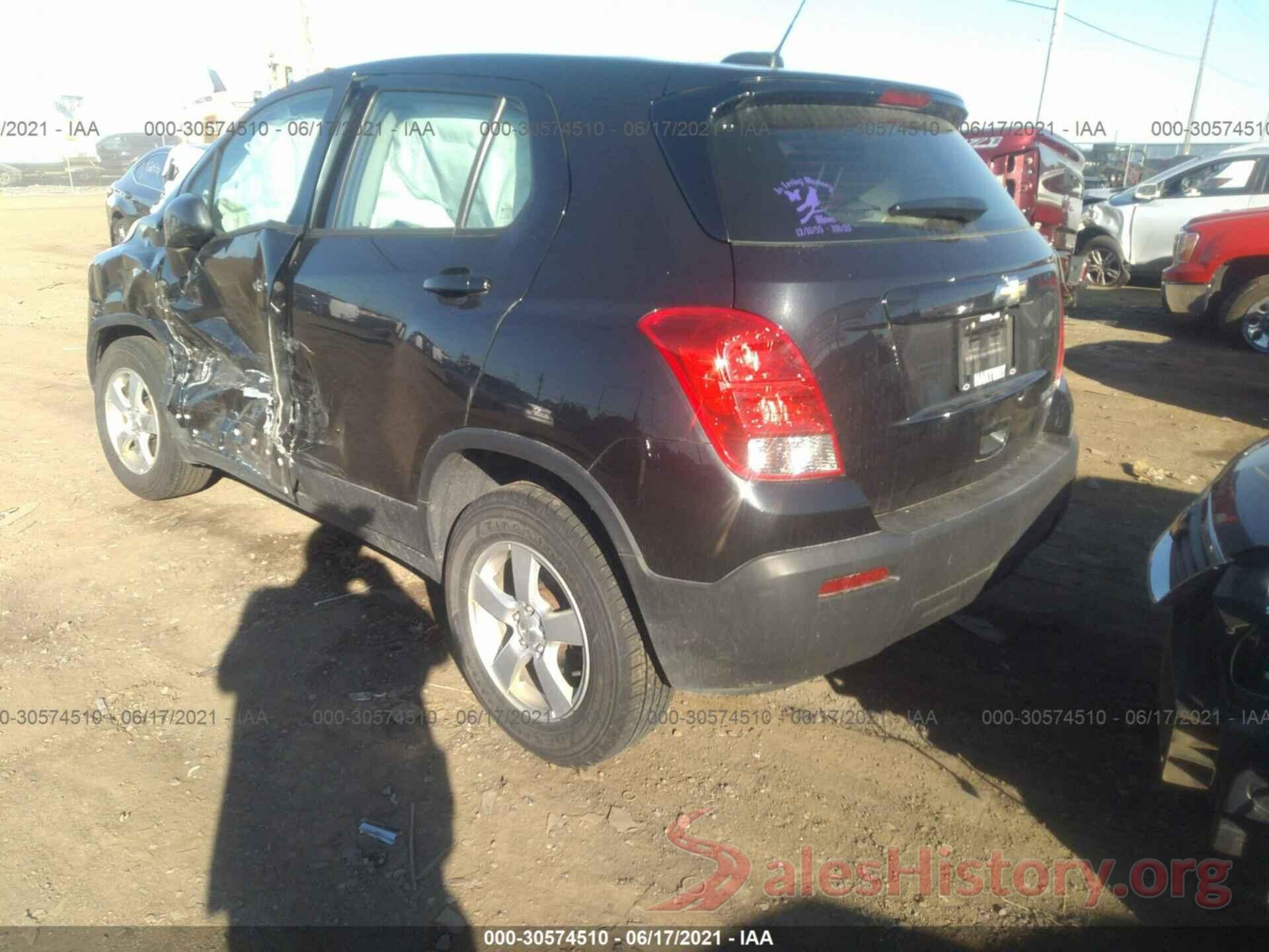 KL7CJNSB2GB627753 2016 CHEVROLET TRAX