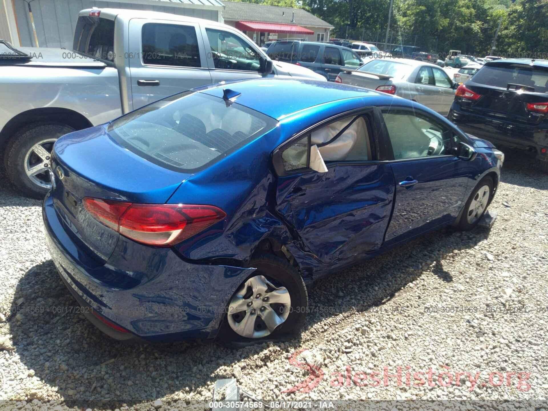 3KPFK4A73HE126105 2017 KIA FORTE