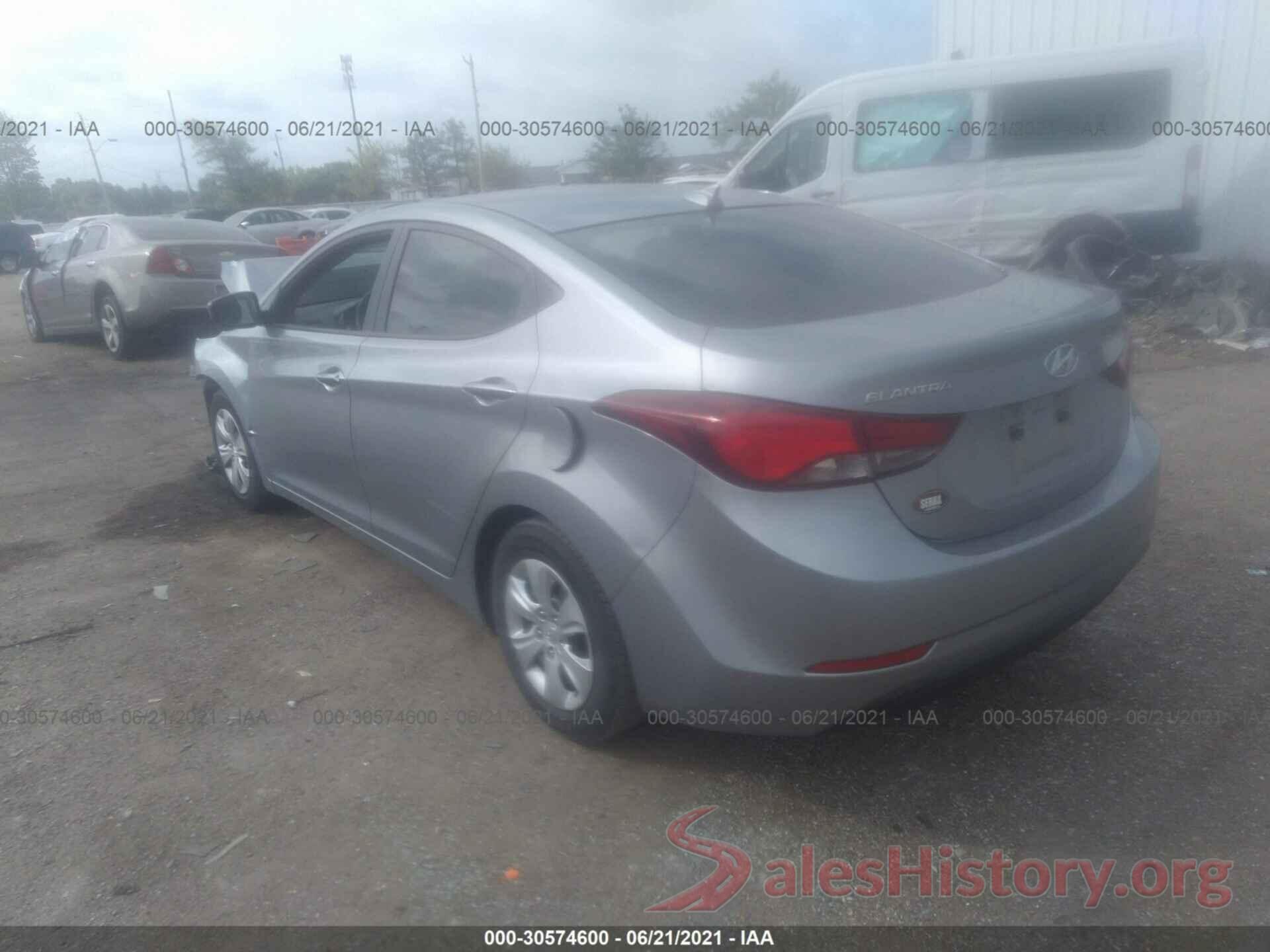 5NPDH4AE1GH768451 2016 HYUNDAI ELANTRA