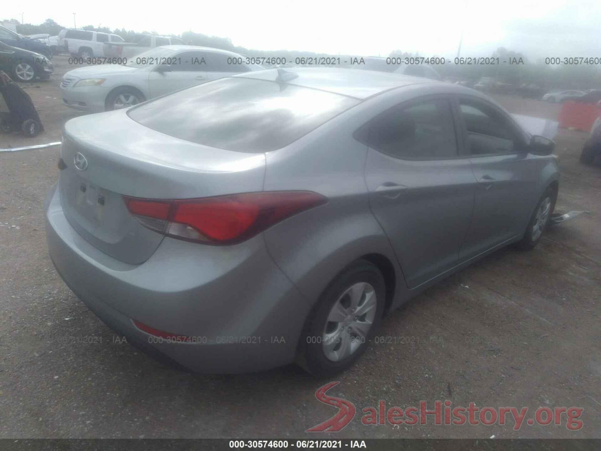 5NPDH4AE1GH768451 2016 HYUNDAI ELANTRA