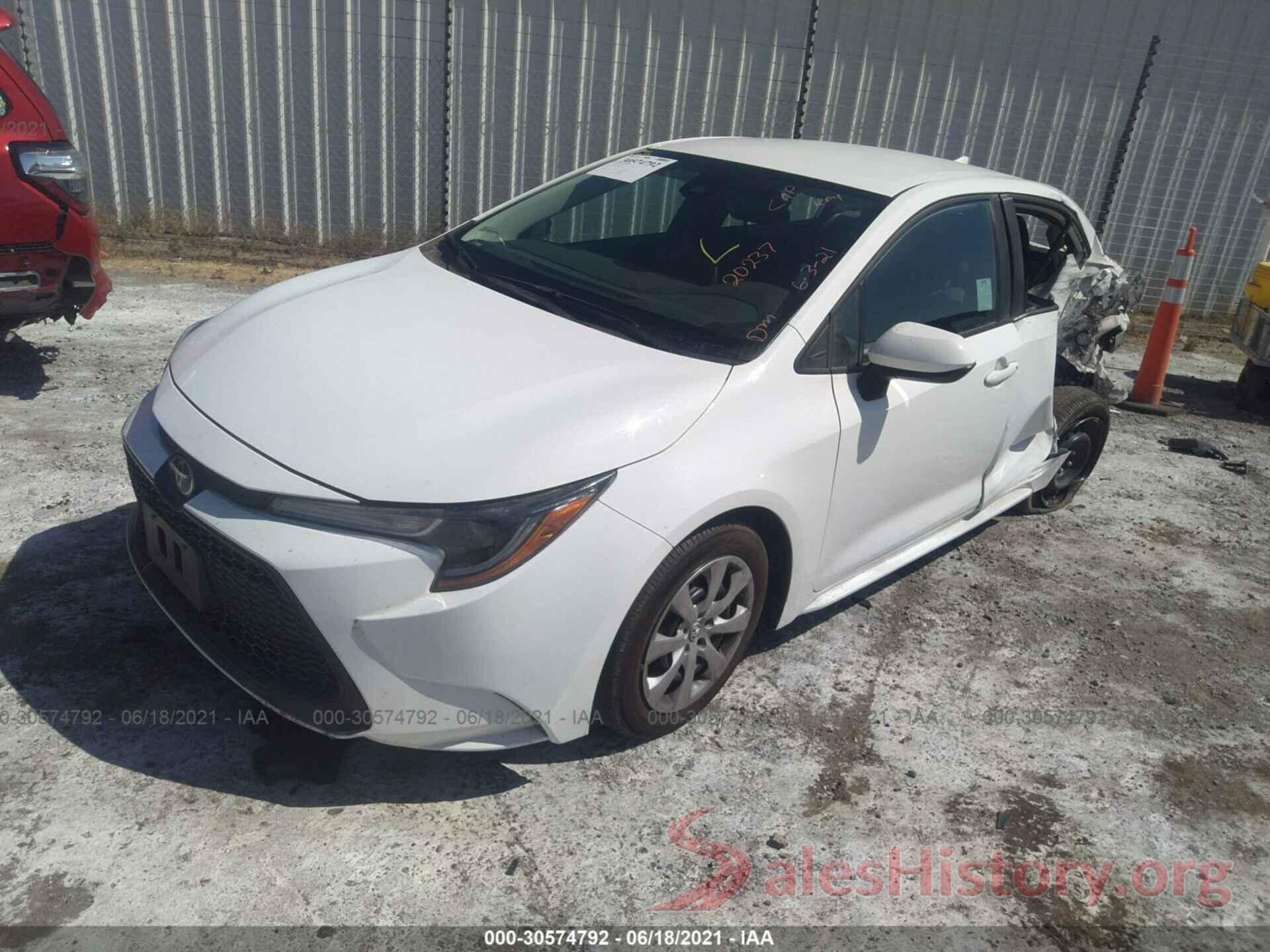 5YFEPMAE1MP166526 2021 TOYOTA COROLLA