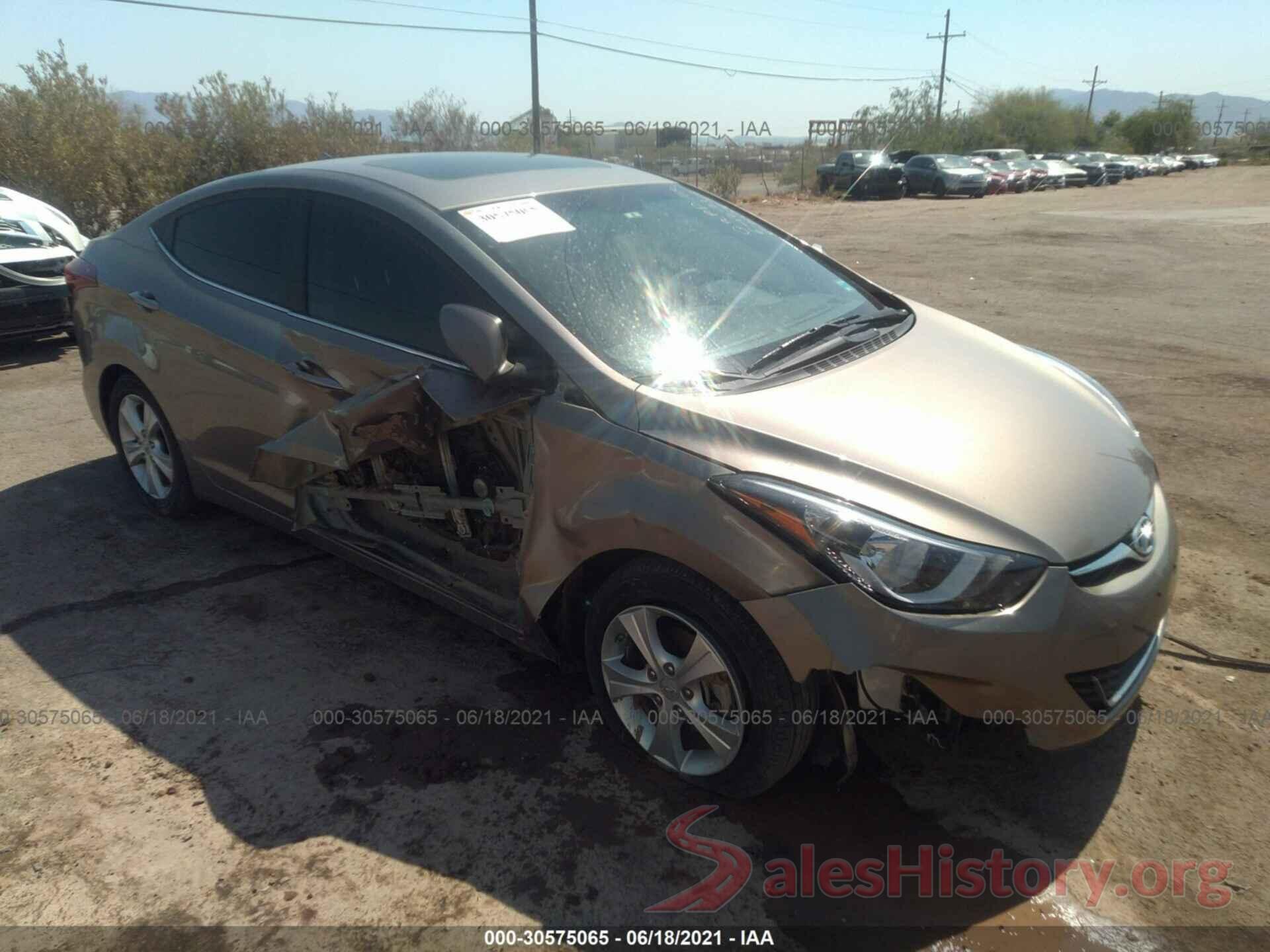 5NPDH4AE1GH732128 2016 HYUNDAI ELANTRA