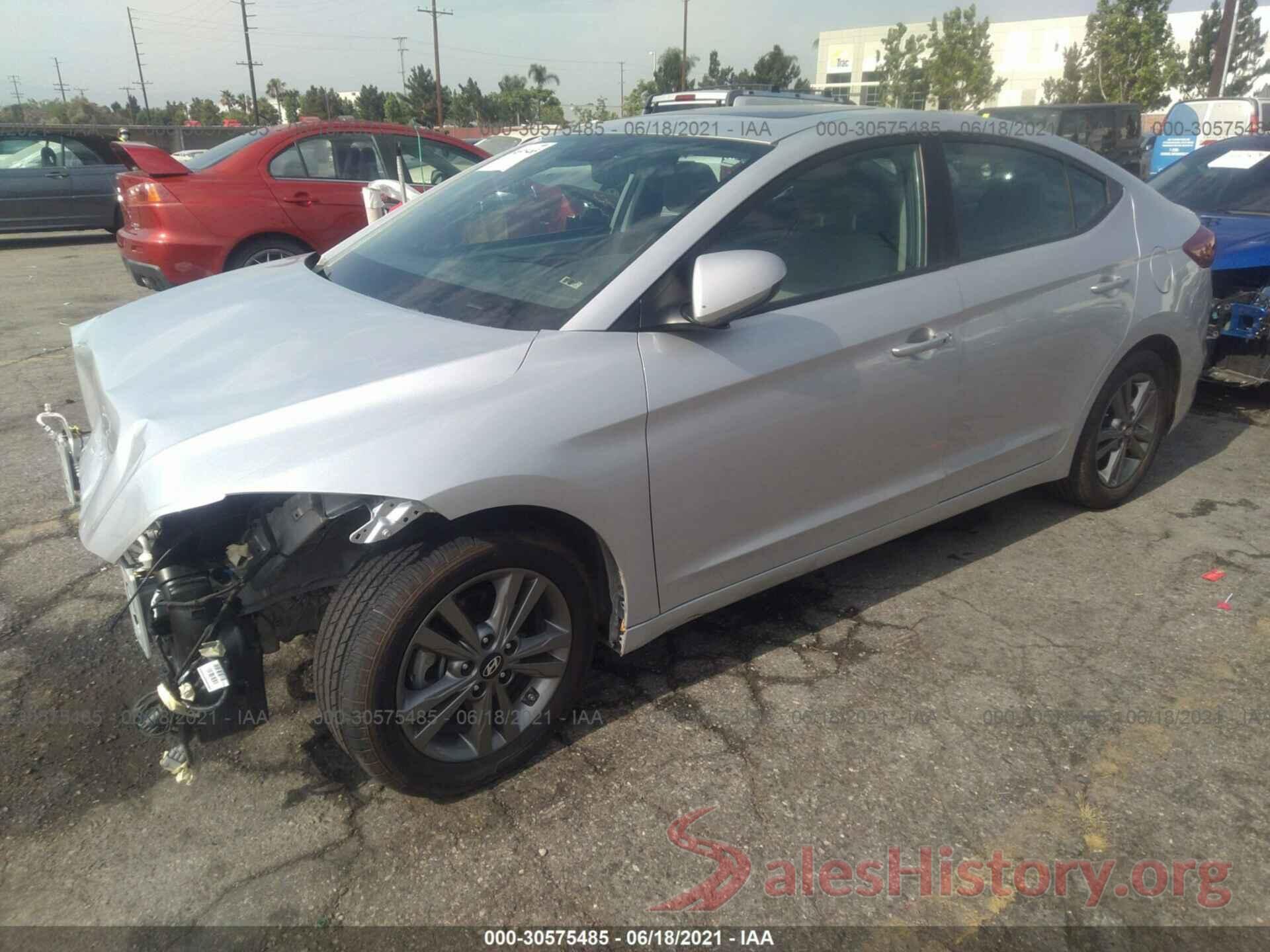 5NPD84LFXJH384729 2018 HYUNDAI ELANTRA