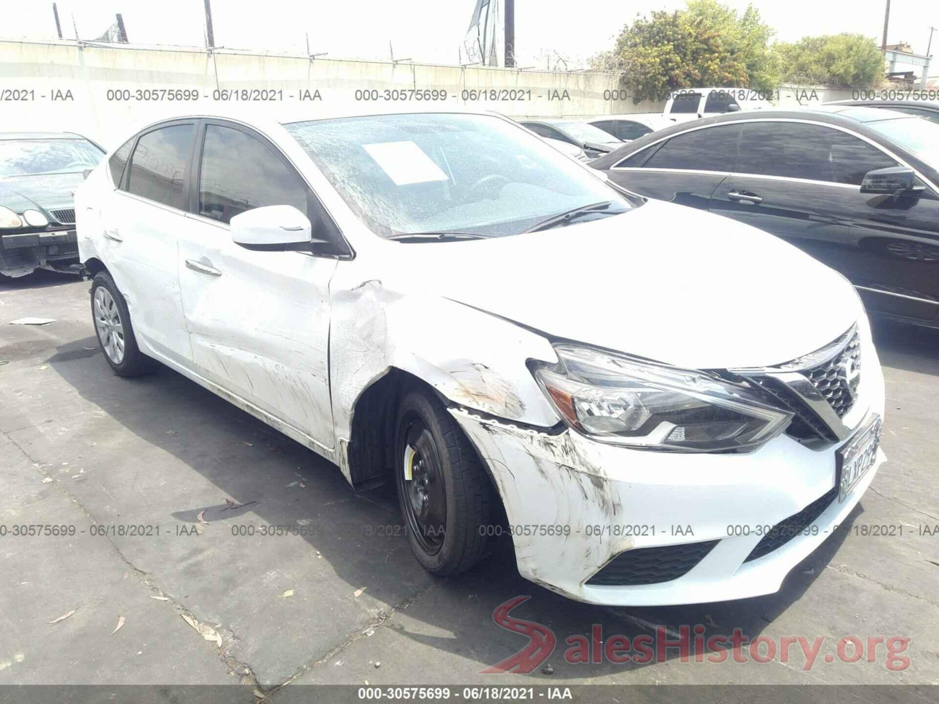 3N1AB7AP0KY275544 2019 NISSAN SENTRA