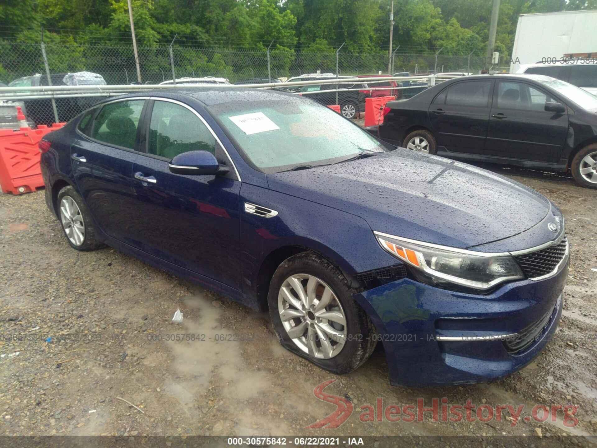 5XXGT4L3XGG065370 2016 KIA OPTIMA