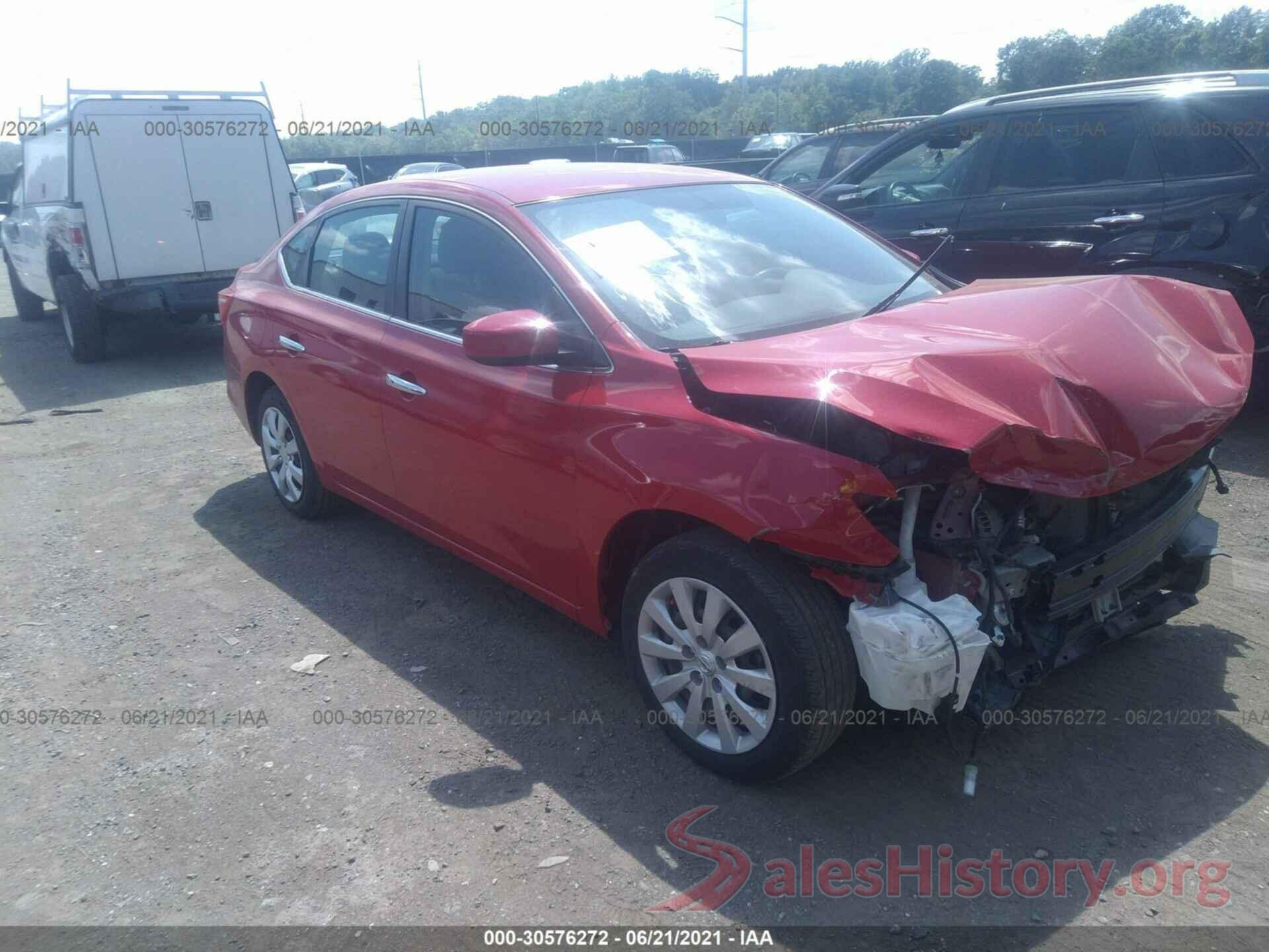 3N1AB7APXGL678676 2016 NISSAN SENTRA