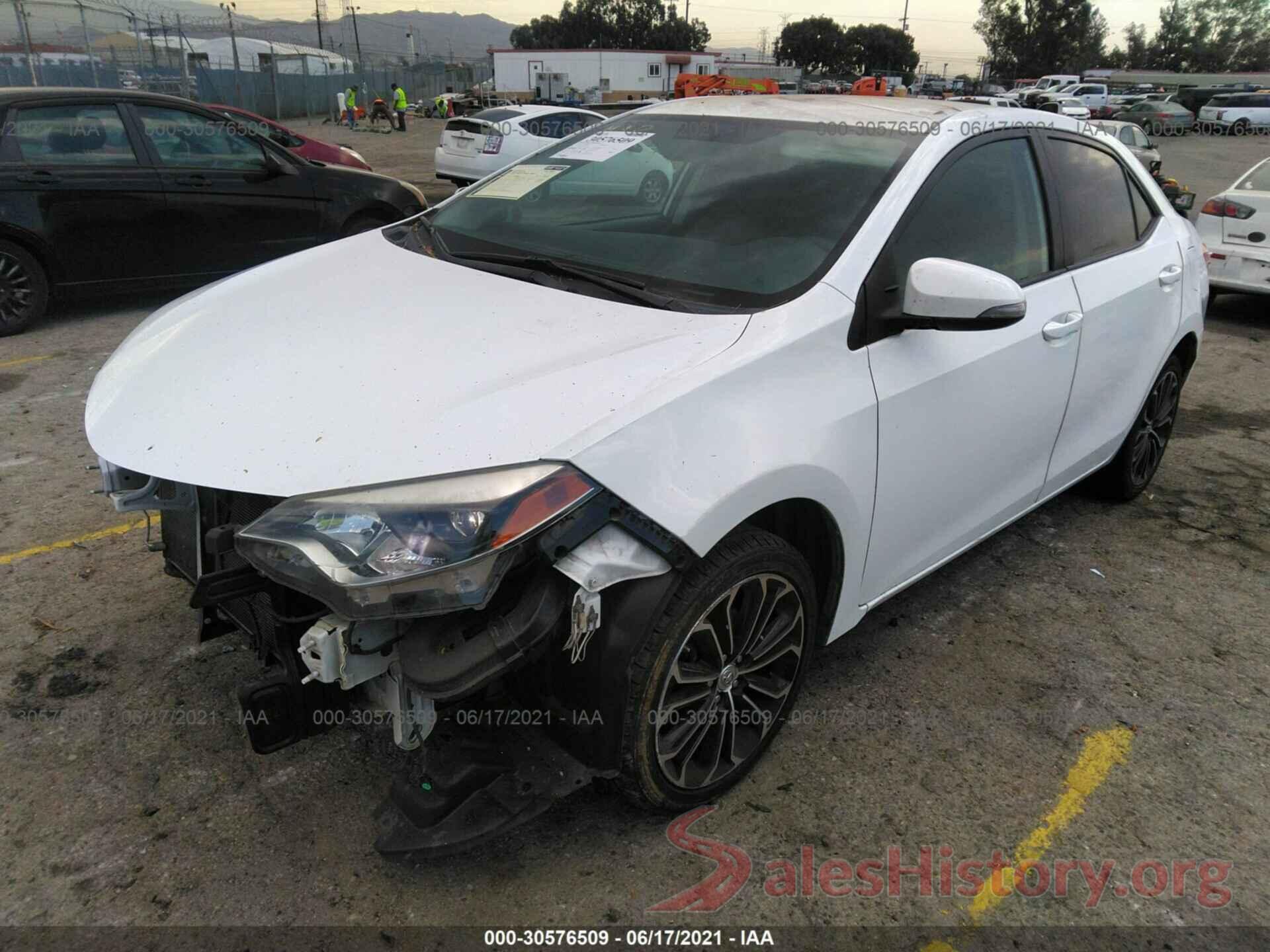 5YFBURHE7GP421943 2016 TOYOTA COROLLA