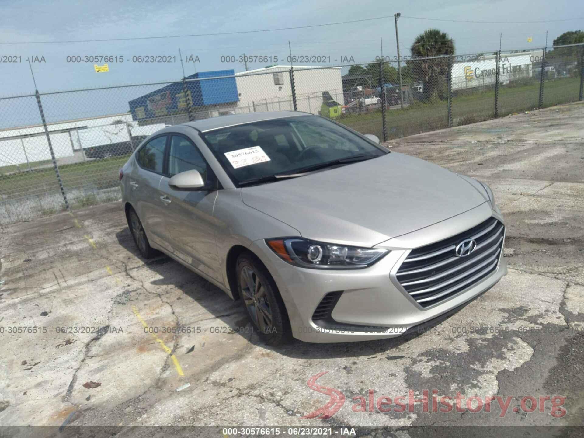 5NPD84LF5JH220238 2018 HYUNDAI ELANTRA