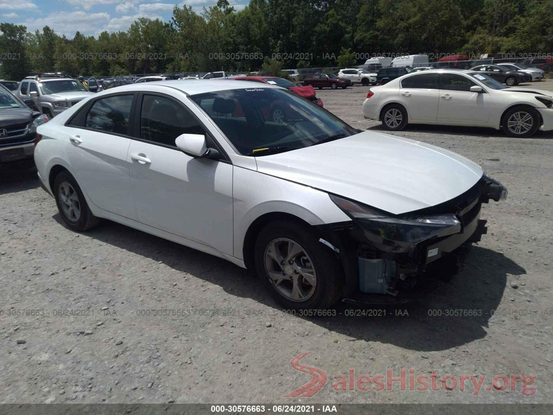 5NPLL4AG1MH015283 2021 HYUNDAI ELANTRA