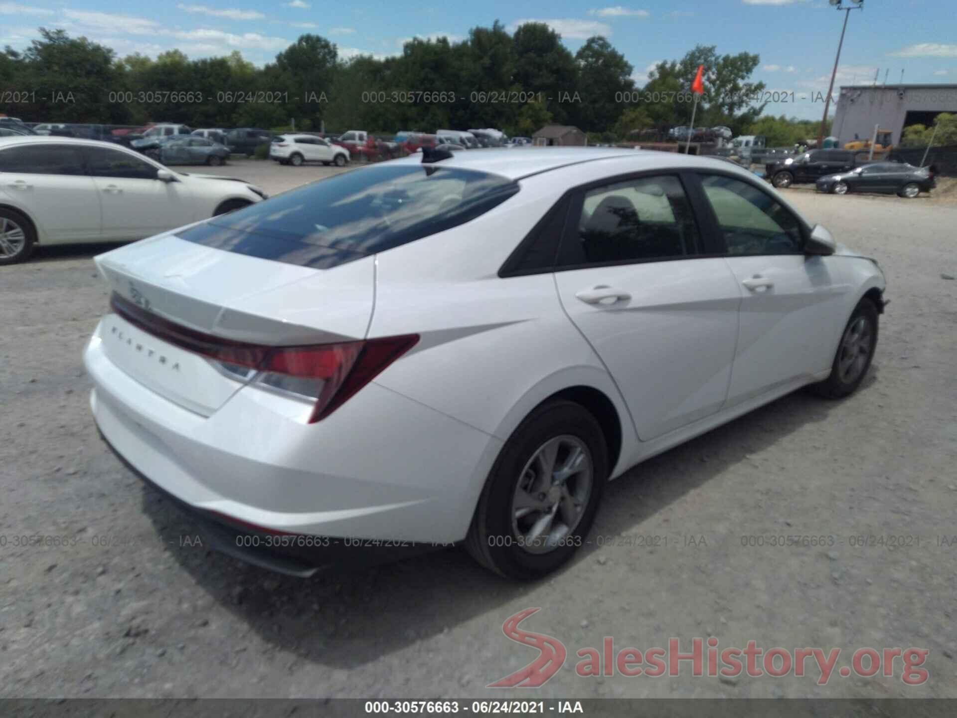 5NPLL4AG1MH015283 2021 HYUNDAI ELANTRA