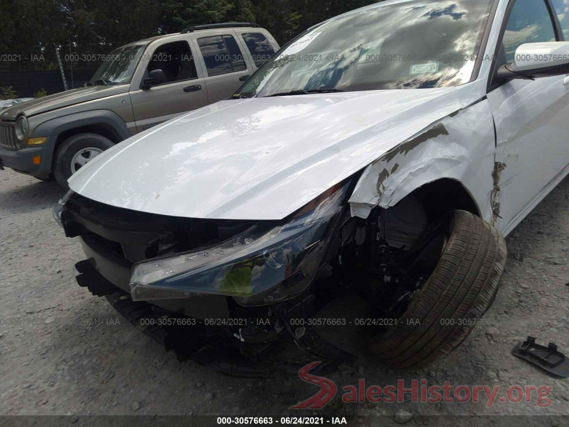 5NPLL4AG1MH015283 2021 HYUNDAI ELANTRA