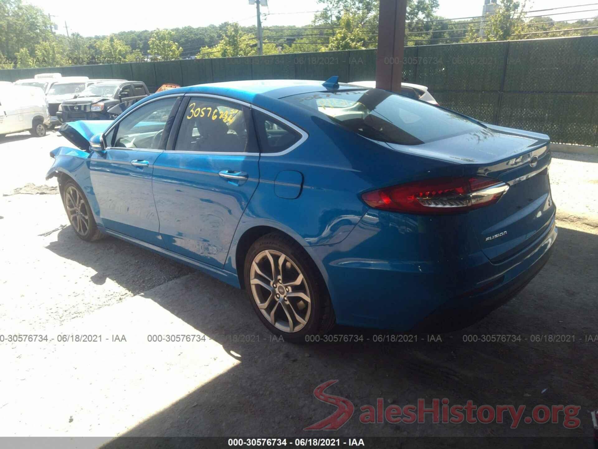 3FA6P0CD2KR181423 2019 FORD FUSION