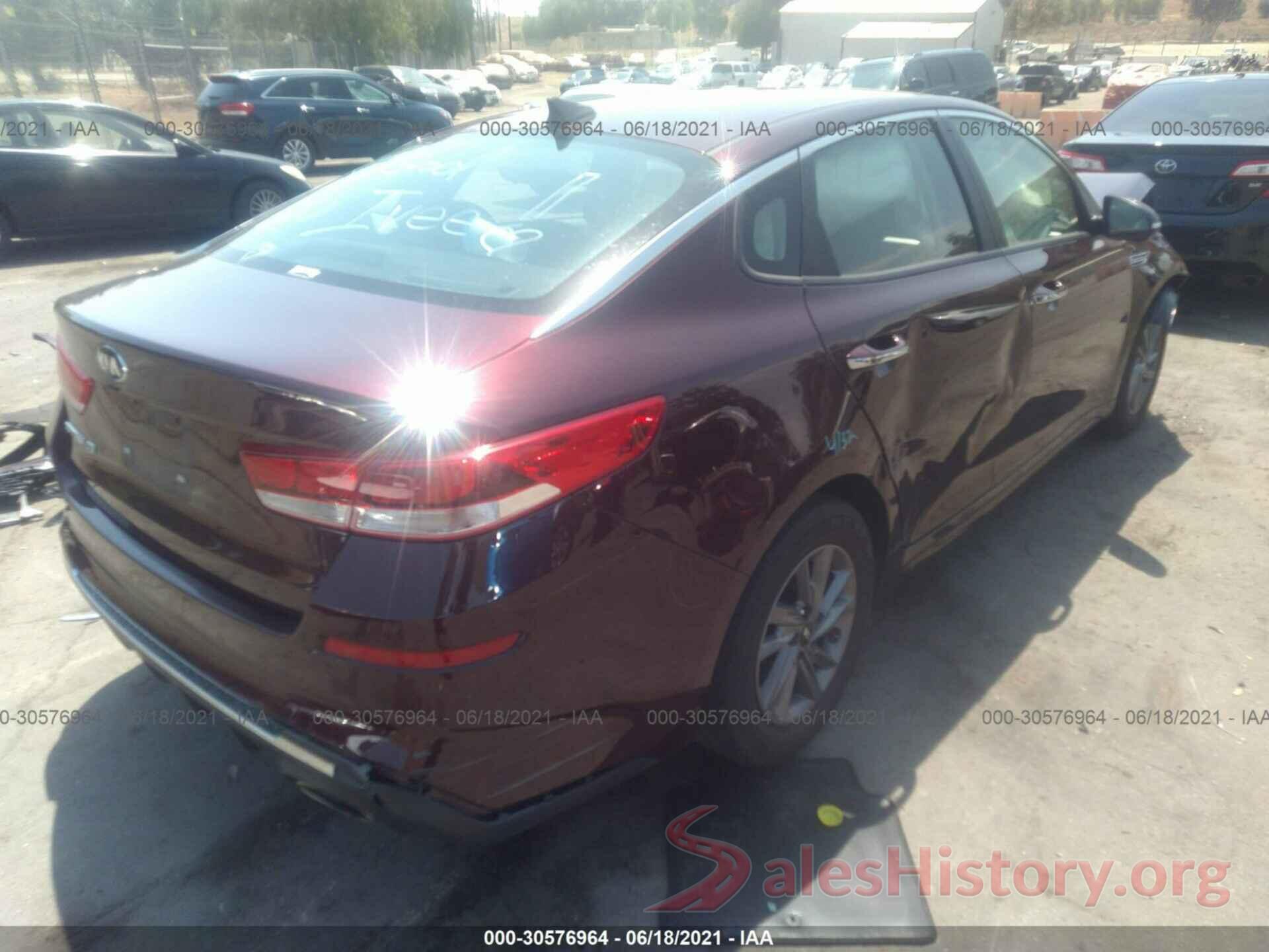 5XXGT4L34LG411536 2020 KIA OPTIMA