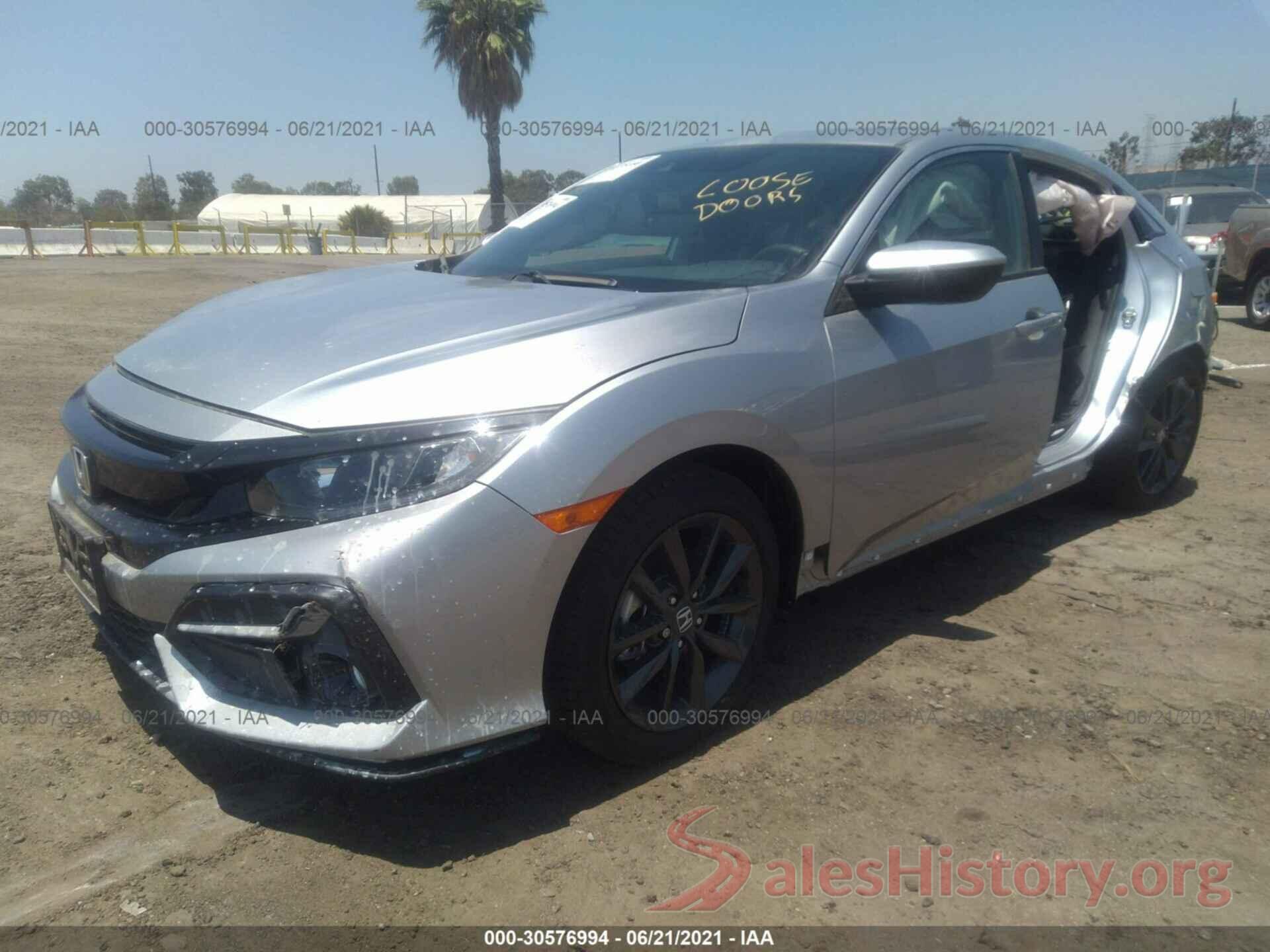 SHHFK7H61MU401231 2021 HONDA CIVIC HATCHBACK