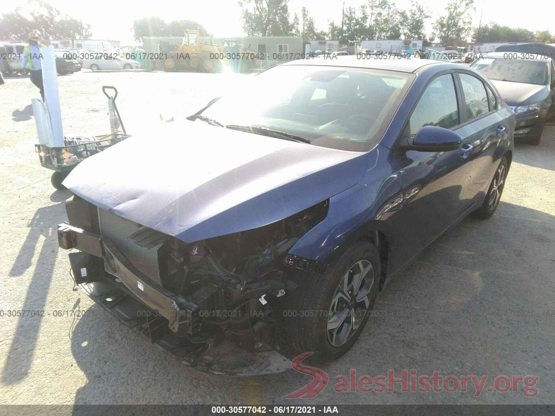 3KPF24ADXLE209125 2020 KIA FORTE