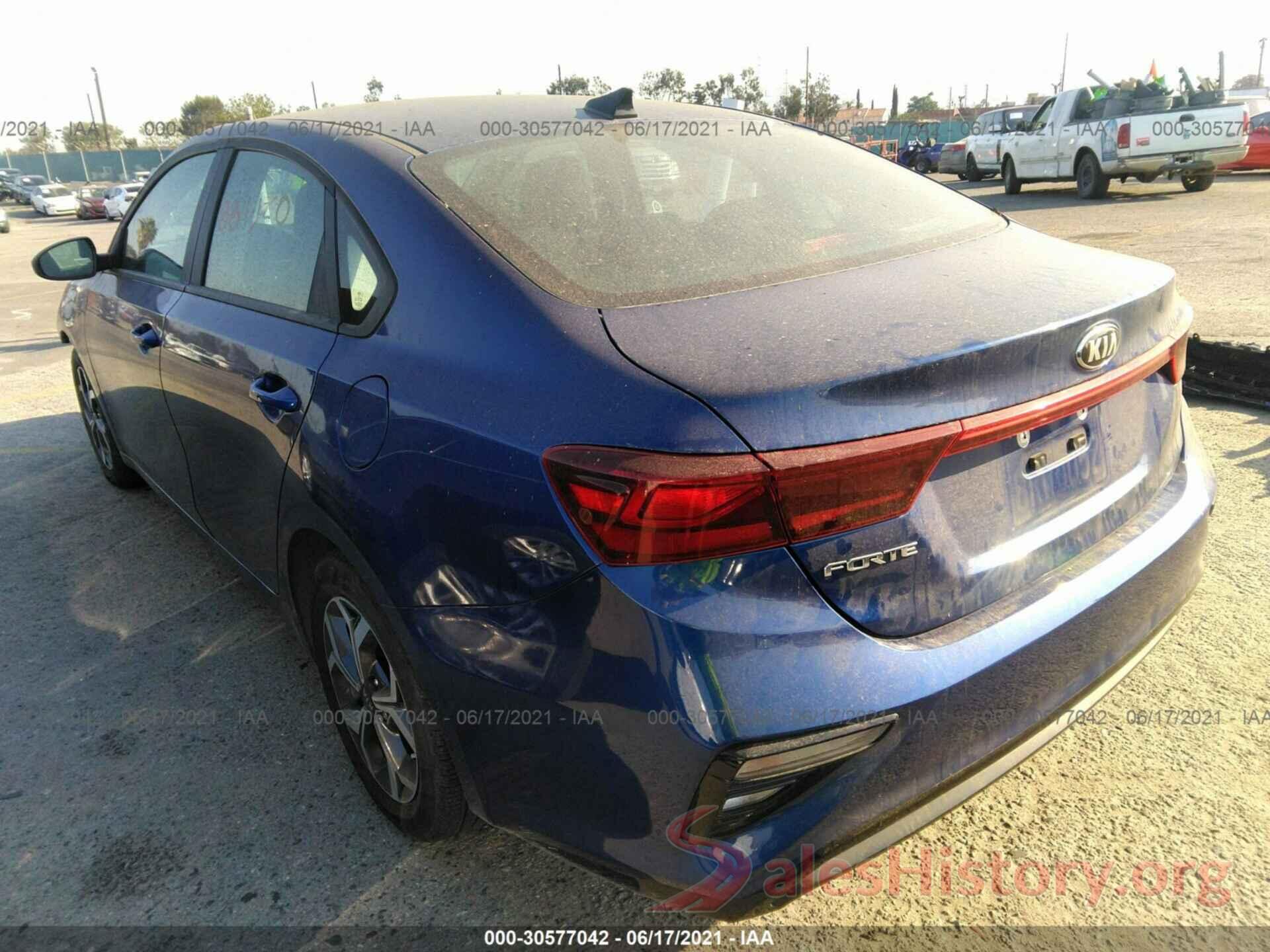 3KPF24ADXLE209125 2020 KIA FORTE