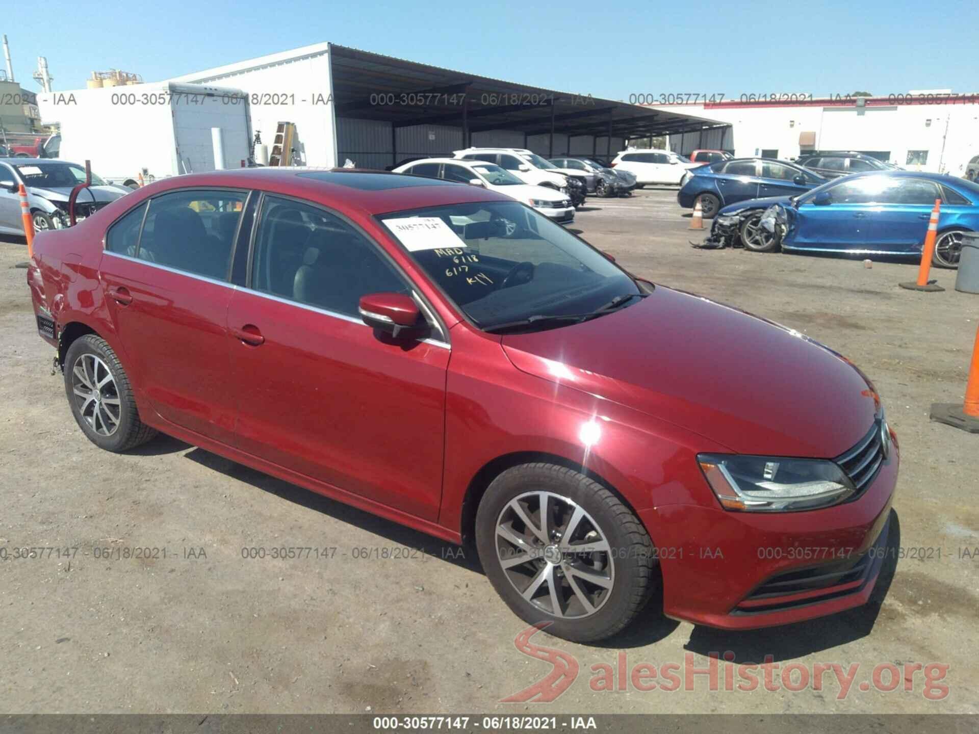 3VWDB7AJ0HM403493 2017 VOLKSWAGEN JETTA