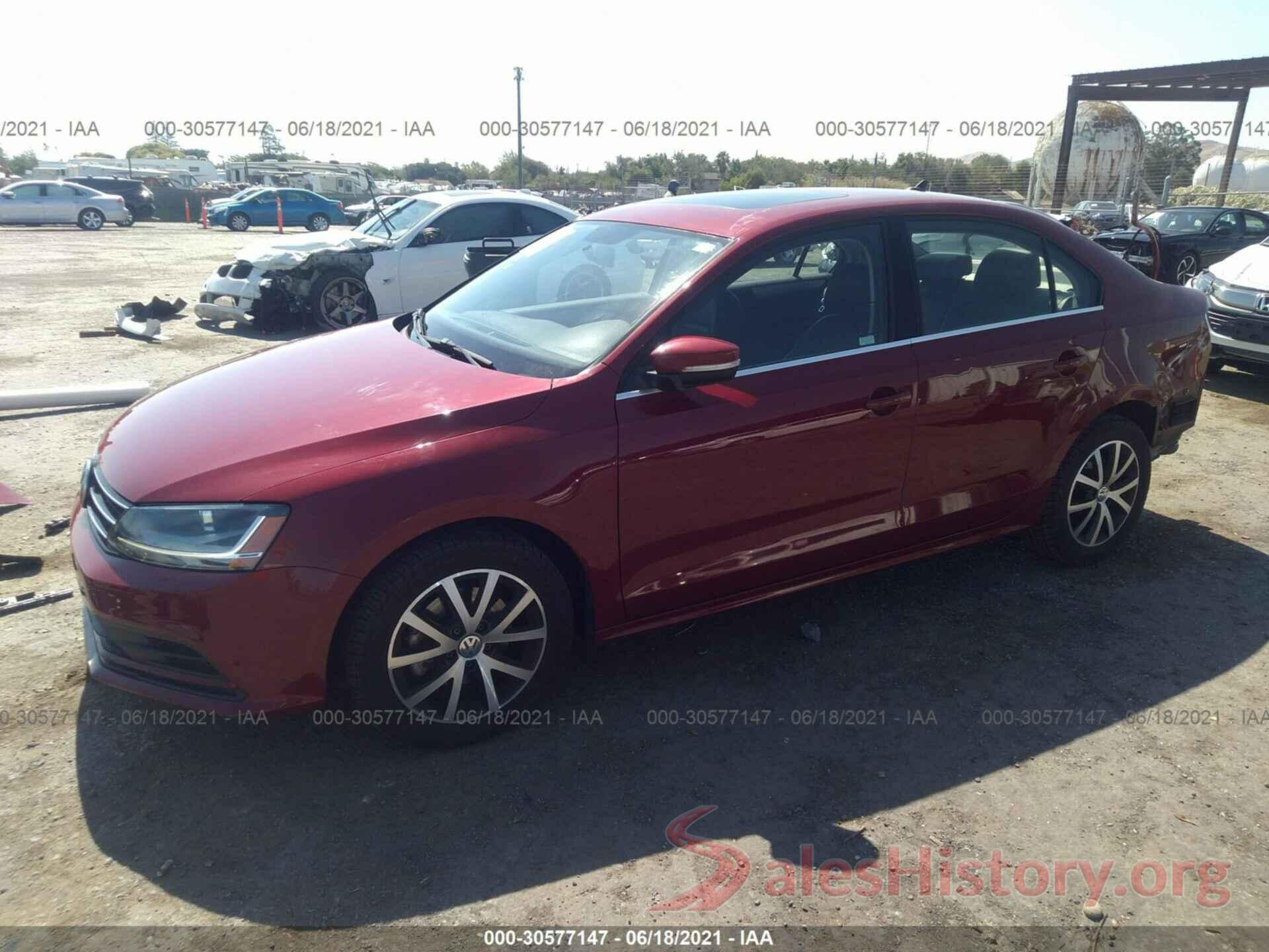 3VWDB7AJ0HM403493 2017 VOLKSWAGEN JETTA