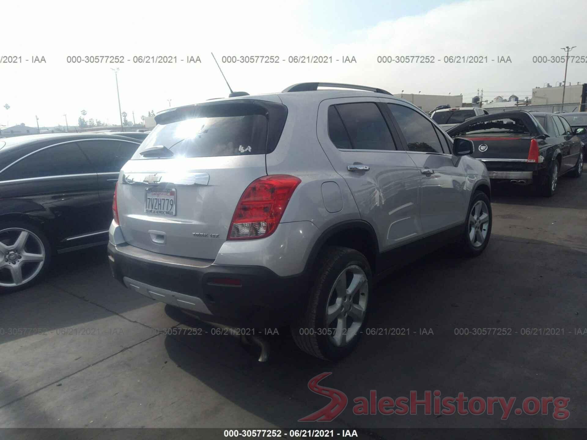 3GNCJMSB3GL263796 2016 CHEVROLET TRAX