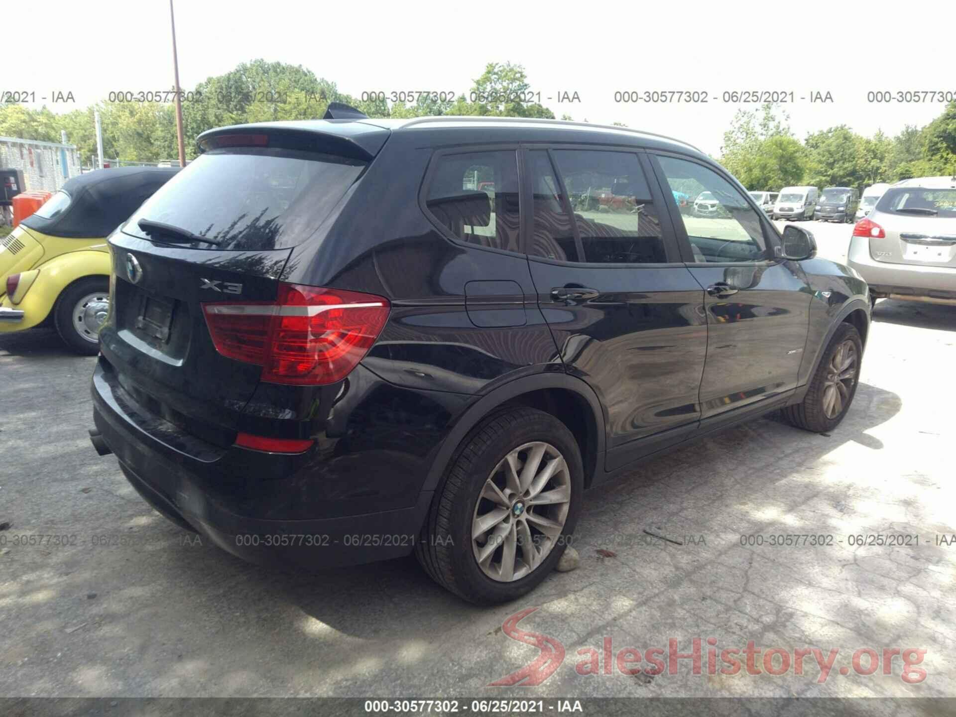 5UXWX9C55G0D63858 2016 BMW X3