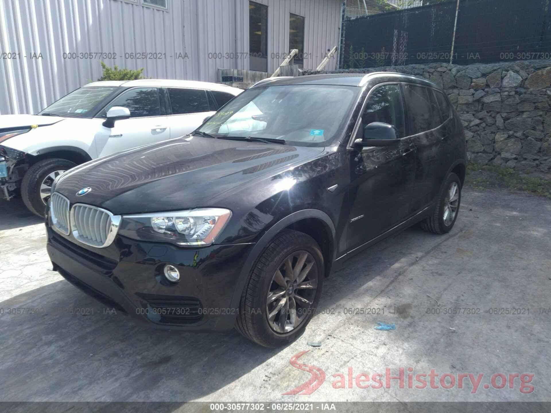 5UXWX9C55G0D63858 2016 BMW X3