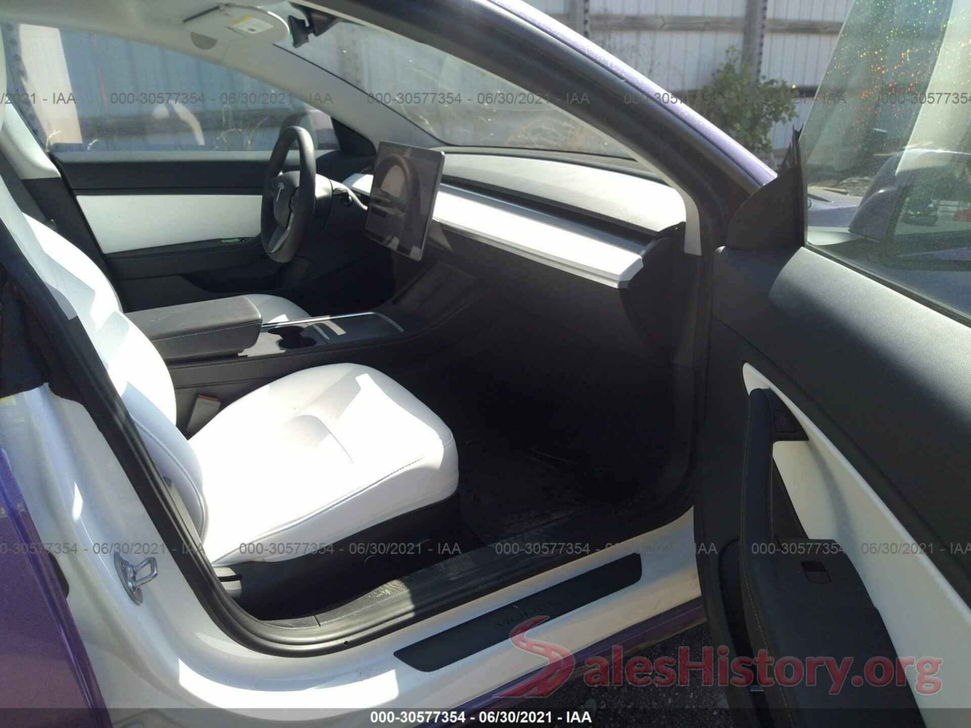 5YJ3E1EA4MF921604 2021 TESLA MODEL 3